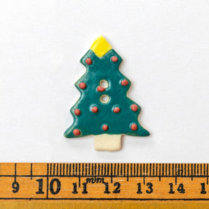 x50 Christmas Tree Buttons