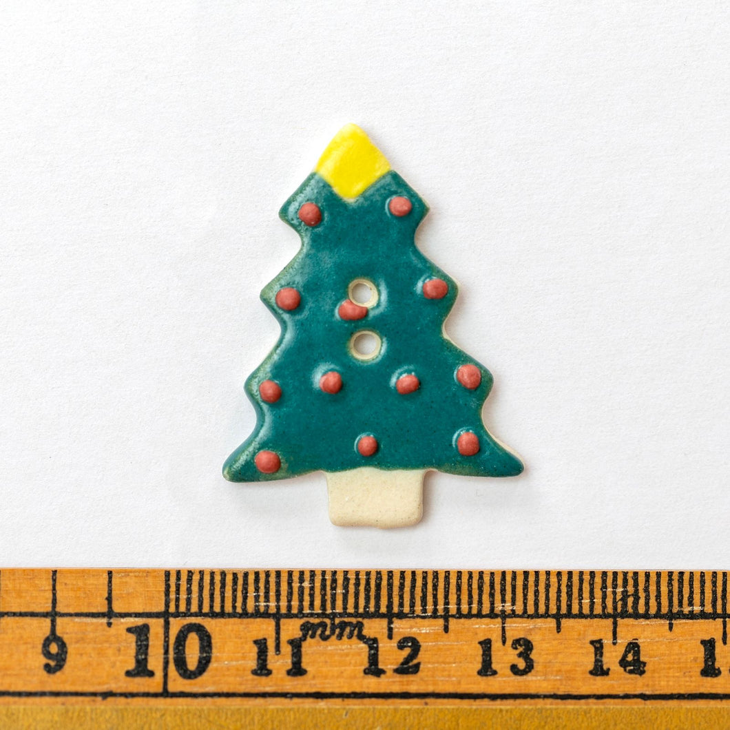 x50 Christmas Tree Buttons