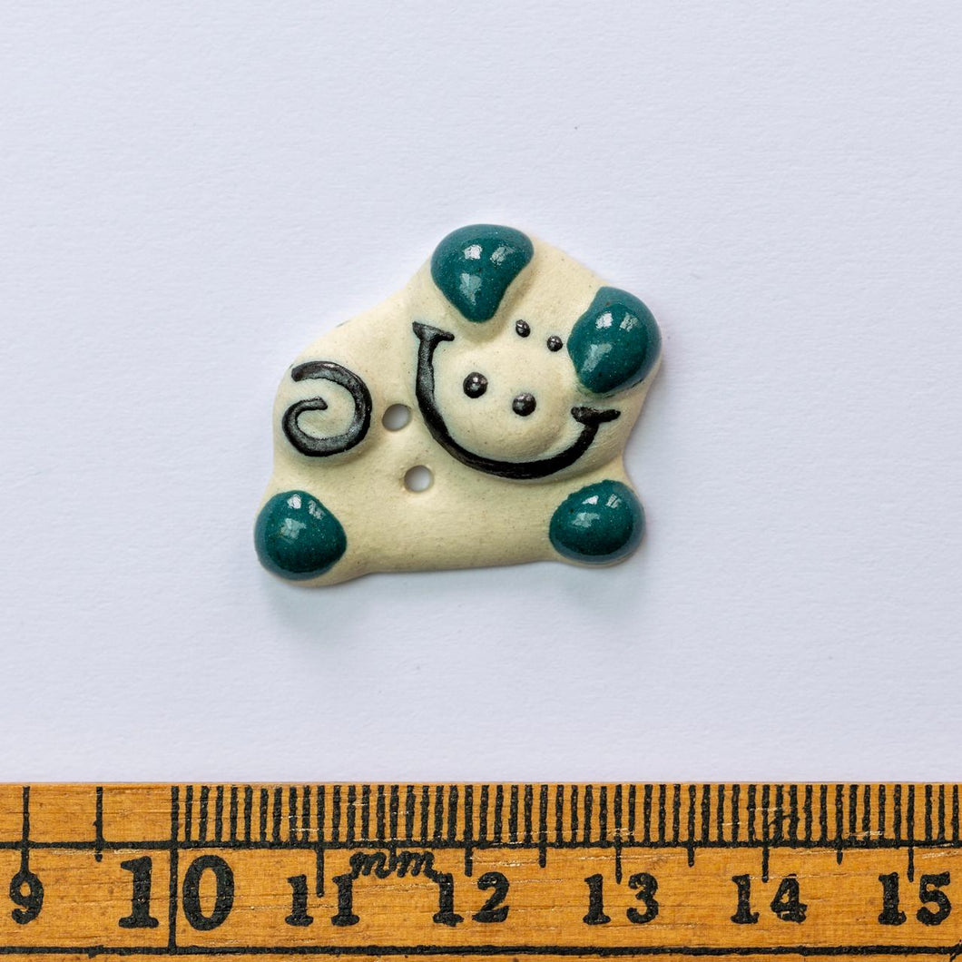 x50 Dark Green Pig Buttons