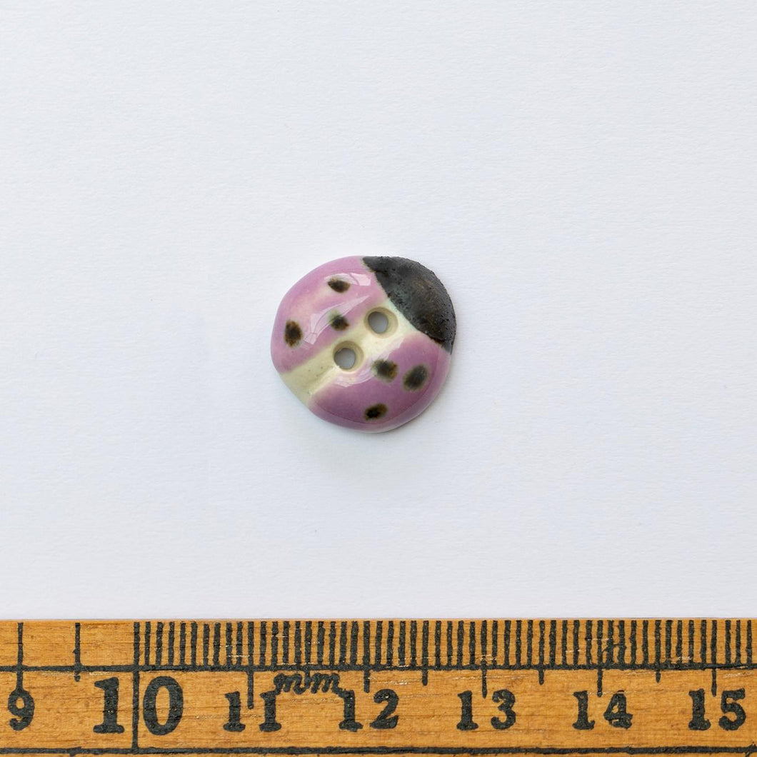 x50 Lilac Ladybird Buttons