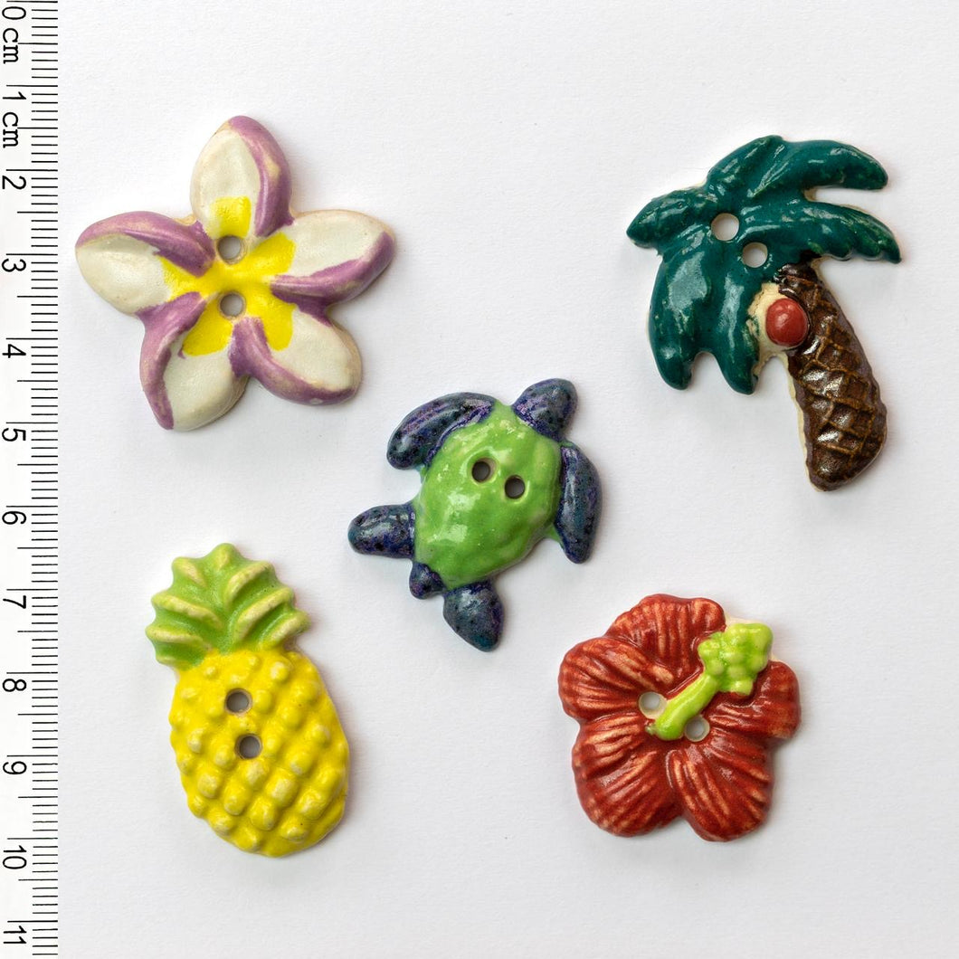 Beach Theme Buttons